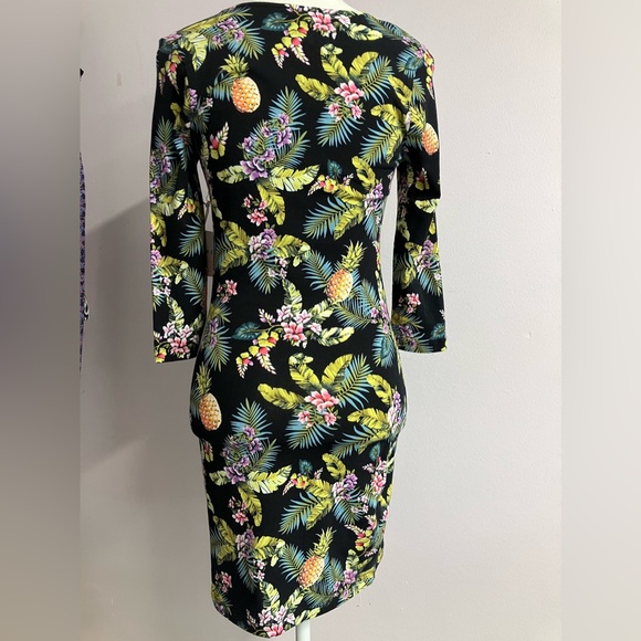 Forever 21 Women’s Tropical Dress, Size S, Multicolored, 3/4 Sleeves, NWT. - Picture 2 of 3